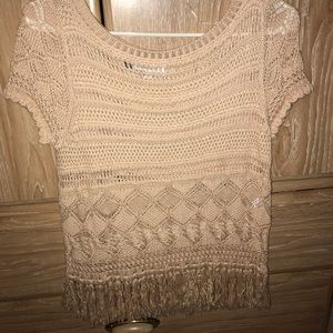 Jennifer Lopez Short Sleeve Sweater